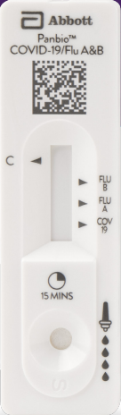 Panbio Covid & Flu Antigen test kit