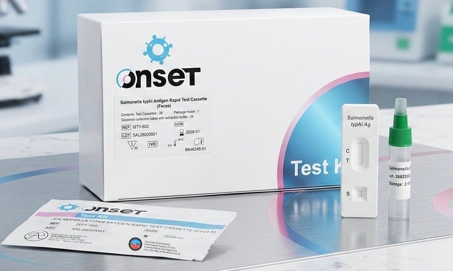 ONSET Salmonella typhi IgG/IgM Rapid Test Cassette